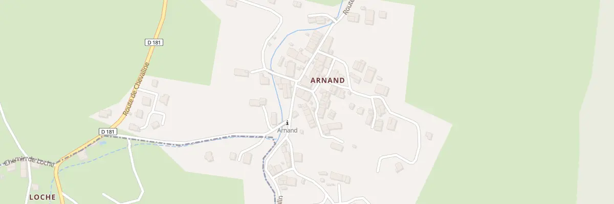 Plan du 8 Imp du Lavoir à Doussard