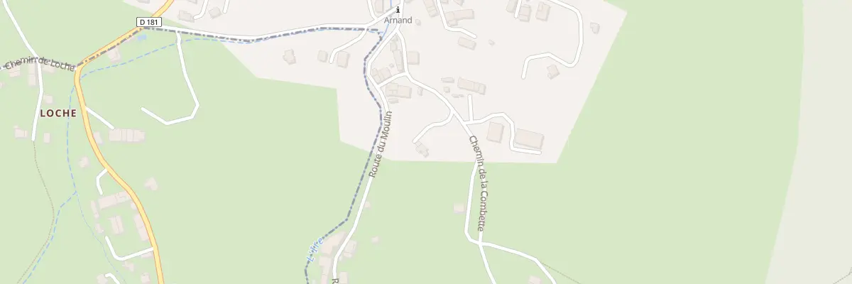 Plan du 126 Che de la Combette à Doussard
