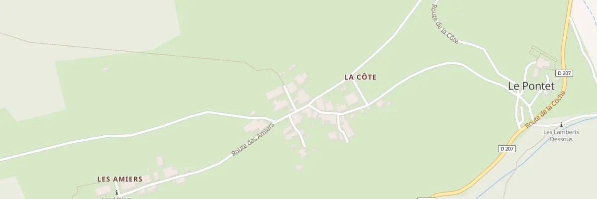 Plan du 6001 La Cote au Pontet