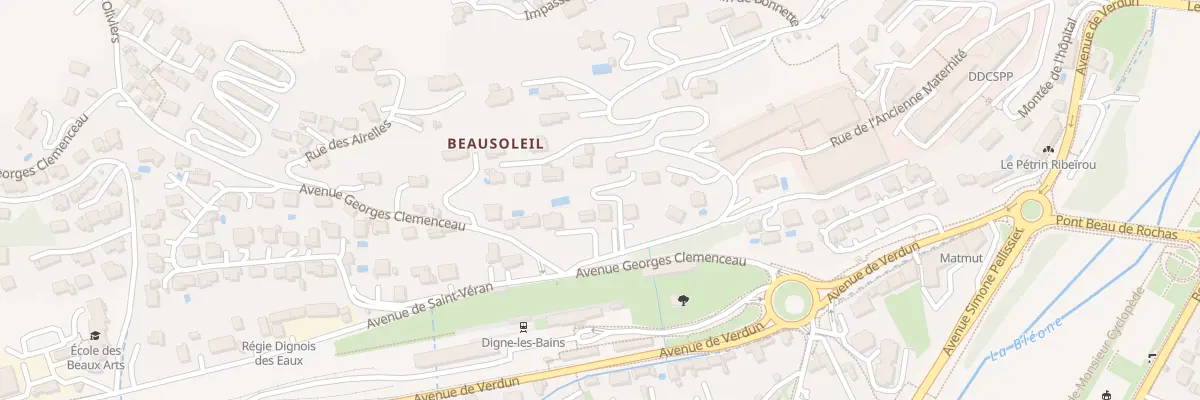 Plan du 15 Che de Bonnette à Digne-les-Bains