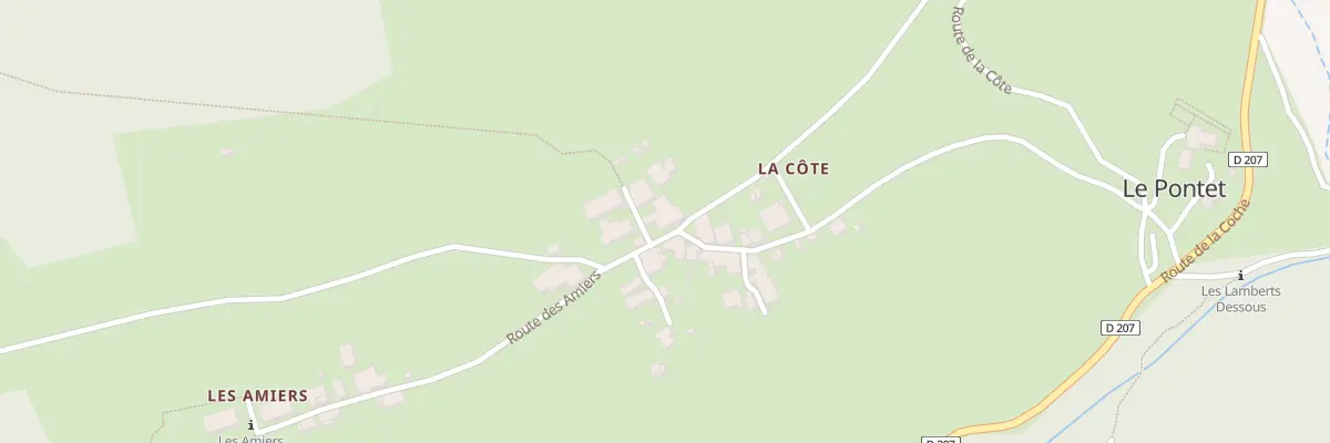 Plan du 634 Rue de la Côte au Pontet