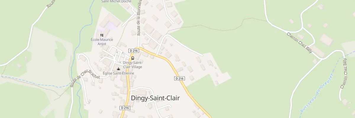 Plan du 101 Rte de Thônes à Dingy-Saint-Clair