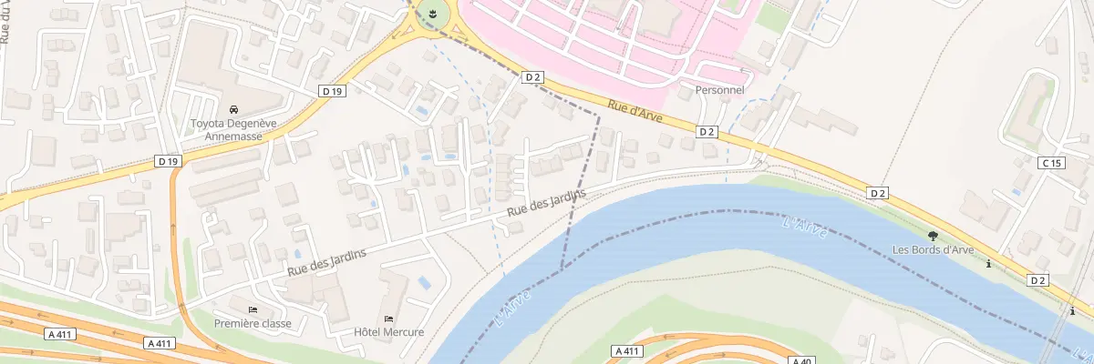 Plan du 72 Rue des Jardins à Gaillard