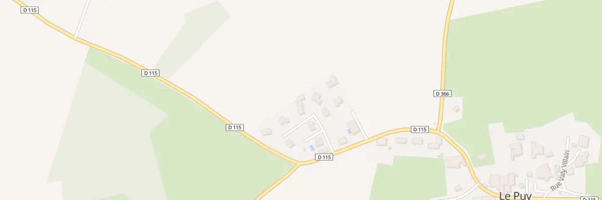 Plan du 11B Che de la Combe d’Aulave au Puy