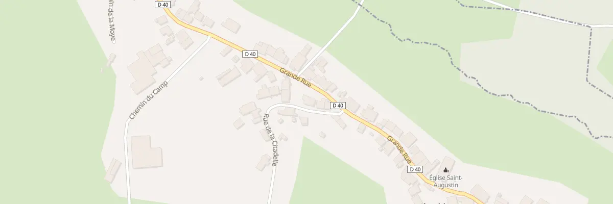 Plan du 2B Rue de la Citadelle à La Haye