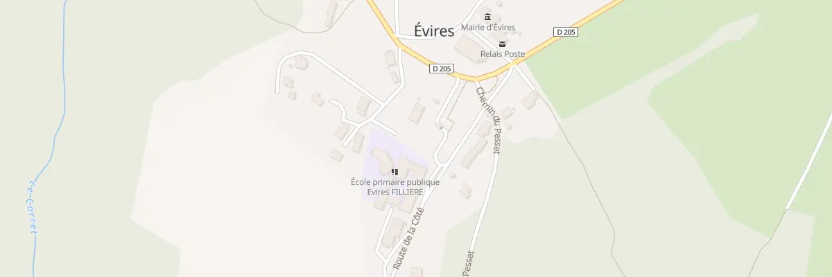 Plan du 107 Che des Clos à Fillière