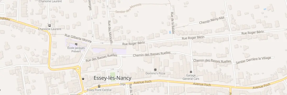 Plan du 12 Rue Roger Bérin à Essey-lès-Nancy