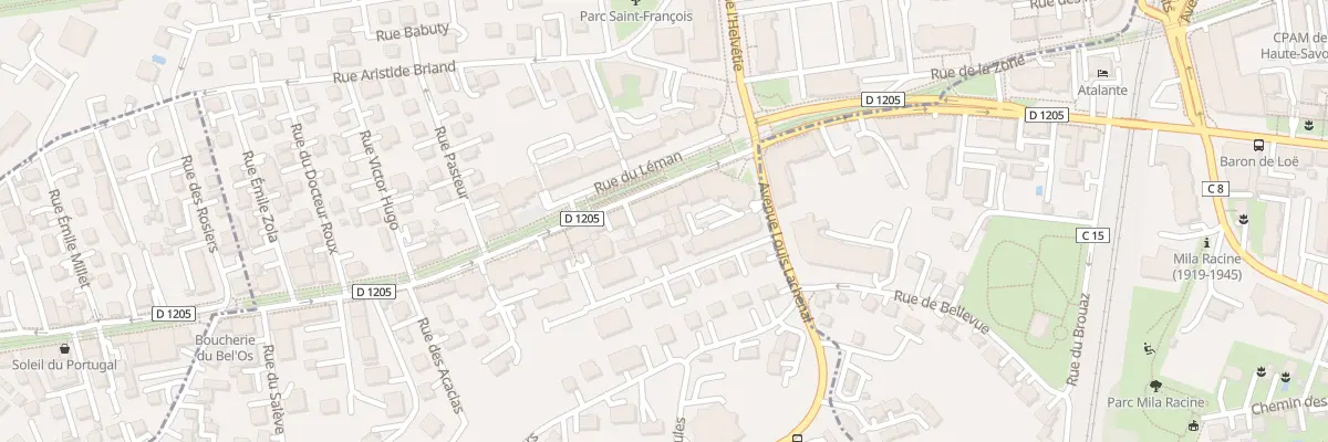 Plan du 9 Rue de geneve à Ambilly
