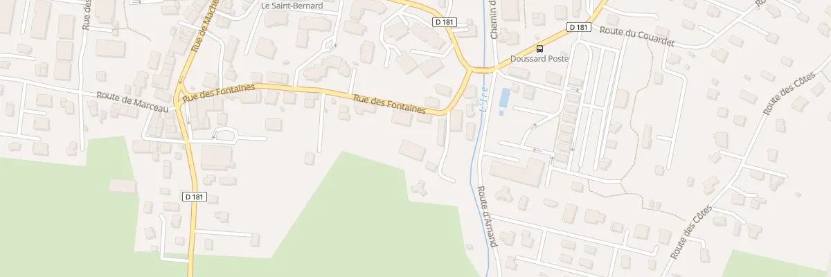 Plan du 312 Rue des Fontaines à Doussard