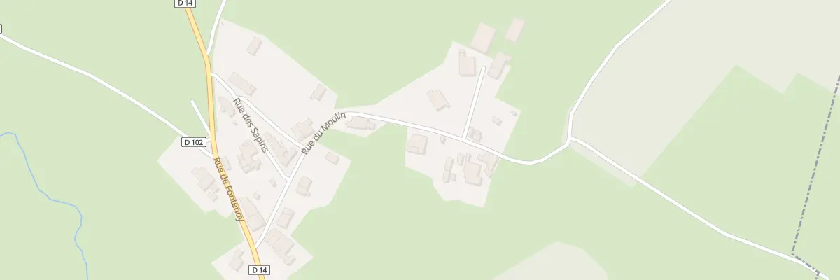 Plan du 12 Rue du Moulin à Cuve