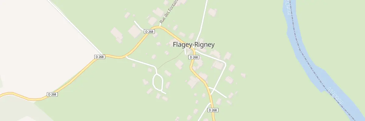 Plan du 7 Rue de la Mairie à Flagey-Rigney