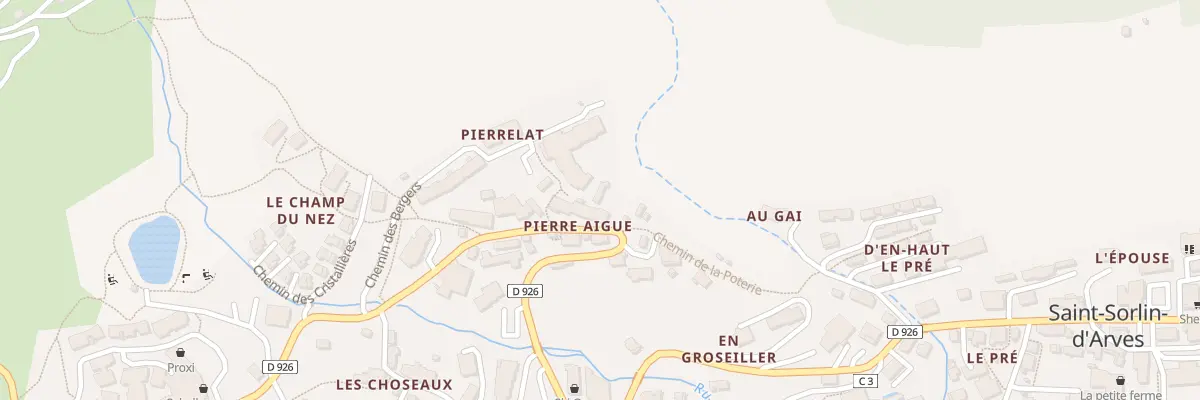 Plan du 5236 Rte du Col de la Croix de Fer à Saint-Sorlin-d’Arves
