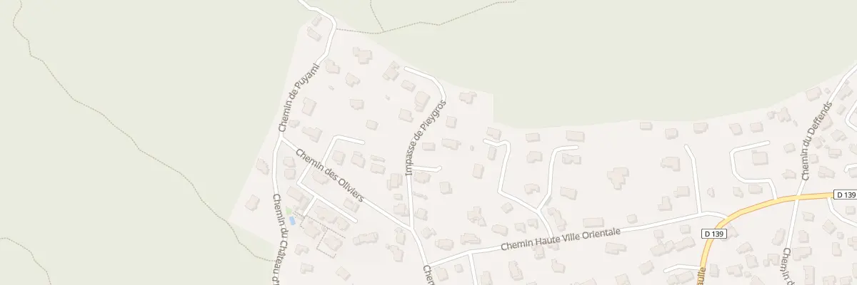 Plan du 6077 Haute Ville Oriental à Flassans-sur-Issole