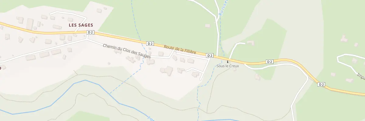 Plan du 1633 Rte de la Fillière à Fillière
