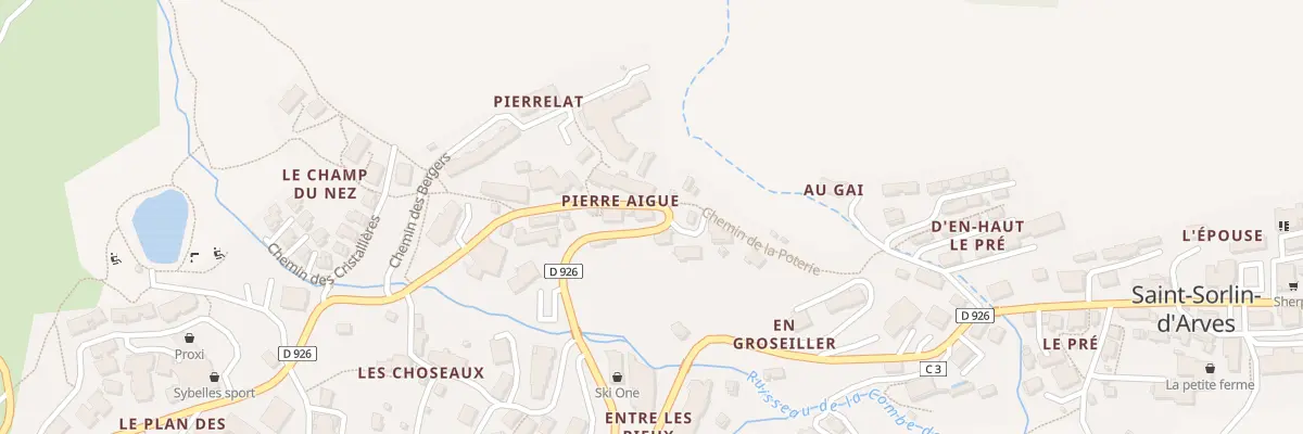Plan du 5228 Rte du Col de la Croix de Fer à Saint-Sorlin-d’Arves