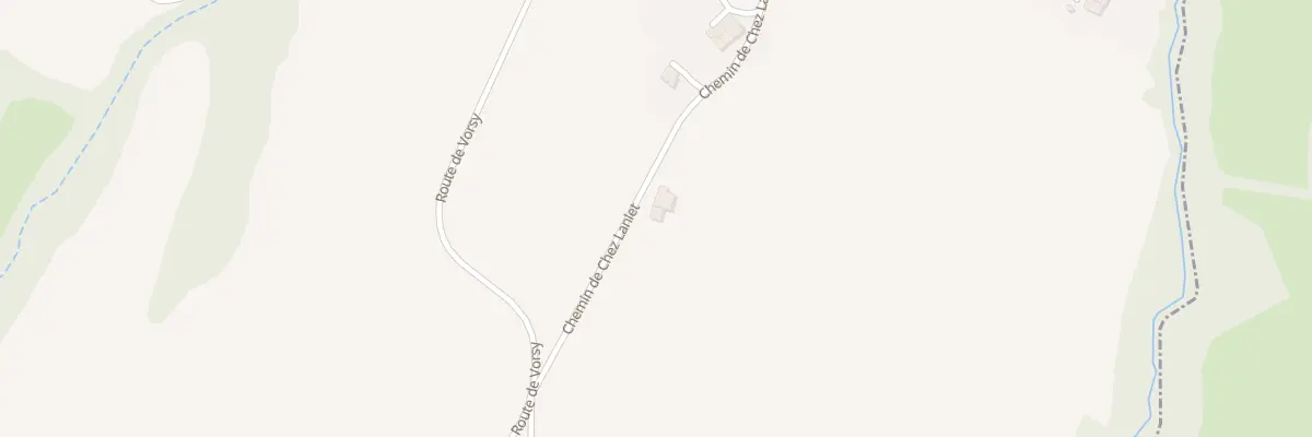 Plan du 259 Che de chez Lanlet à Arbusigny