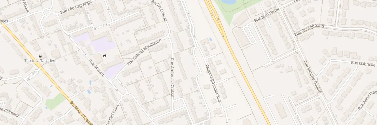 Plan du 119 Rue Ambroise Croizat à Tomblaine