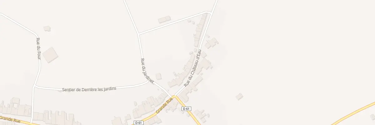 Plan du 15 Rue du Chateau d’Eau à Benney