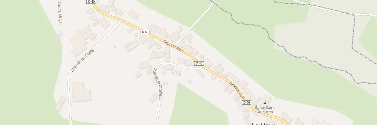 Plan du 2 Rue de la Citadelle à La Haye
