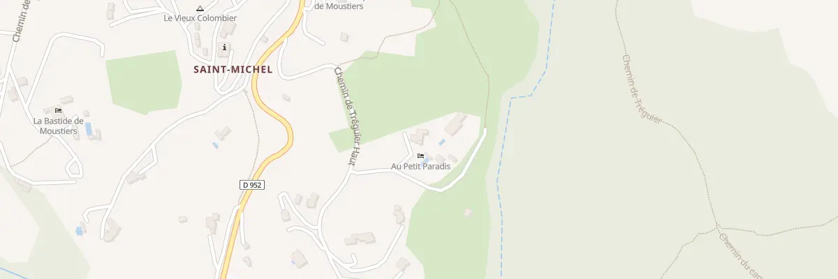 Plan du 256 Che de Tréguier Haut à Moustiers-Sainte-Marie