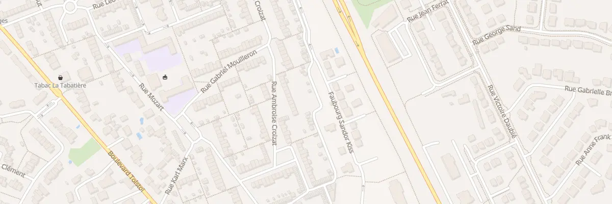 Plan du 127 Rue Ambroise Croizat à Tomblaine