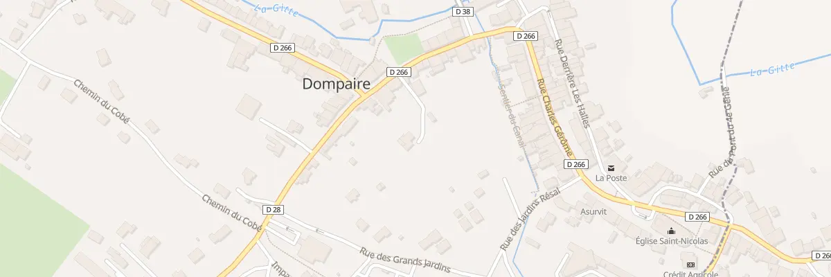 Plan du 161 Rue Carnot à Dompaire