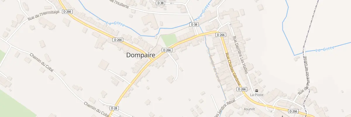 Plan du 151 Rue Carnot à Dompaire