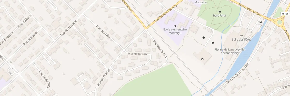 Plan du 5 Rue de la Paix à Laneuveville-devant-Nancy