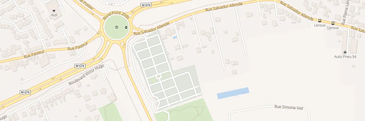 Plan du 6T Rue Salvador Allendé à Tomblaine
