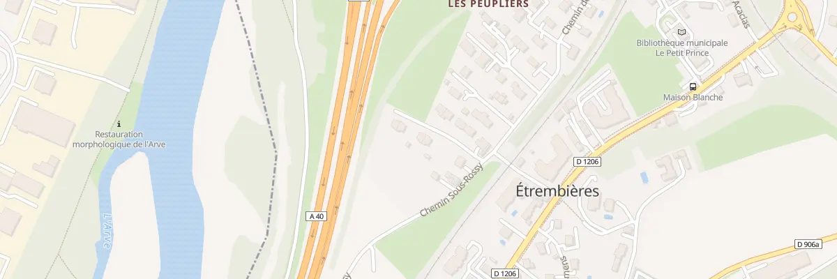 Plan du 67 Imp des Violettes à Étrembières