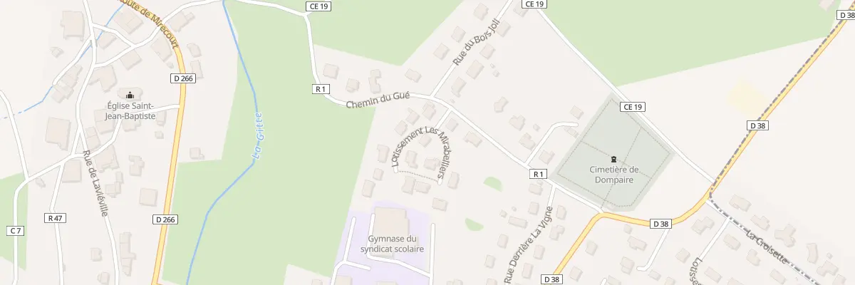Plan du 12 Lot les Mirabelliers à Dompaire