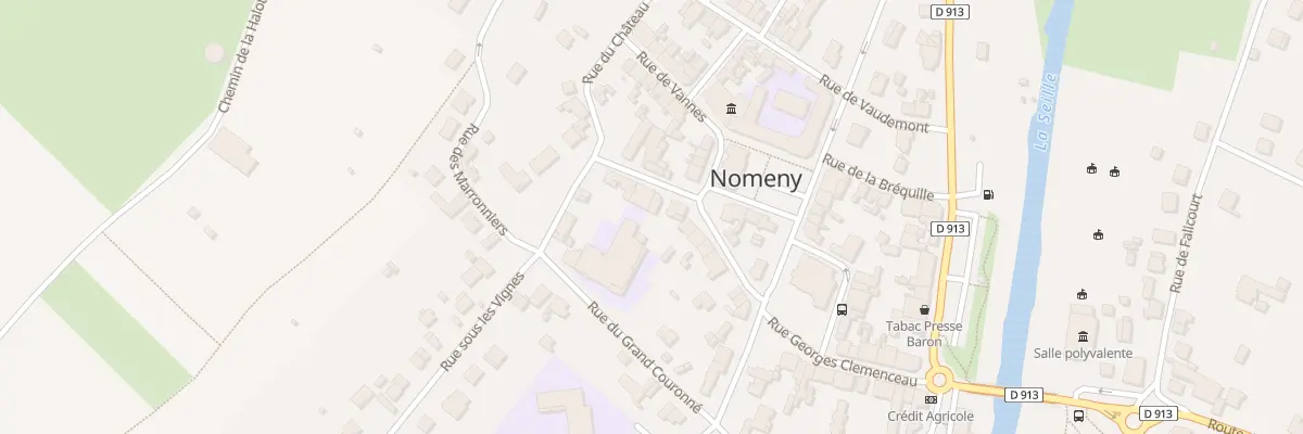 Plan du 3 Rue du General Franiatte à Nomeny