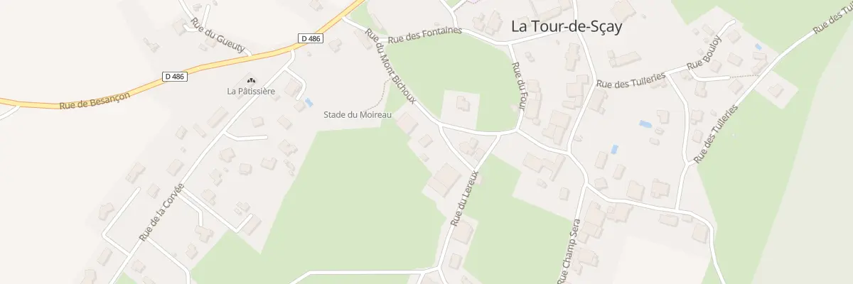 Plan du 2 Rue du Lereux à La Tour-de-Sçay
