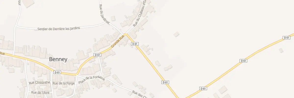Plan du 3 Rue de Crevechamps à Benney