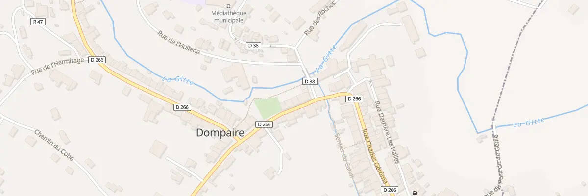 Plan du 96 Rue Carnot à Dompaire