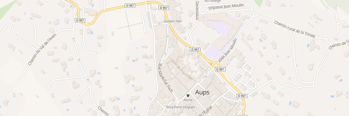 Plan du 5510 Rue de l’Horloge à Aups
