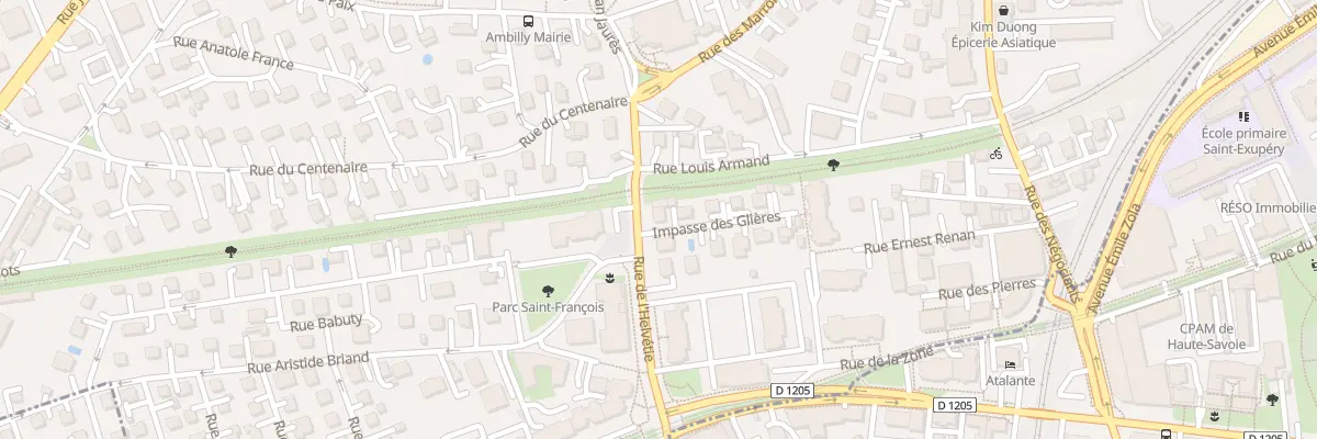 Plan du 1 Rue de l’helvetie à Ambilly