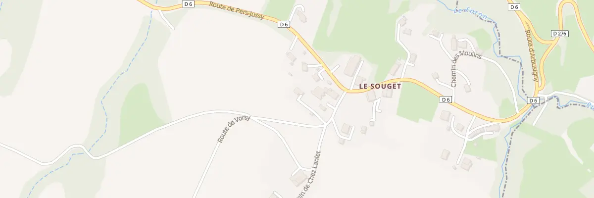 Plan du 62 Rte de Vorsy à Arbusigny