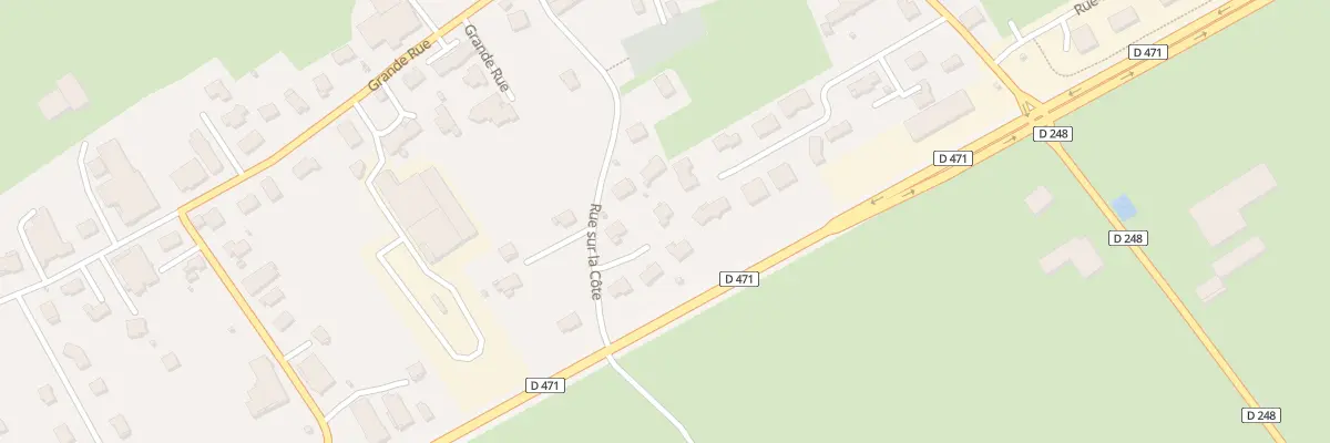 Plan du 15 Rue sur la Cote à Bulle