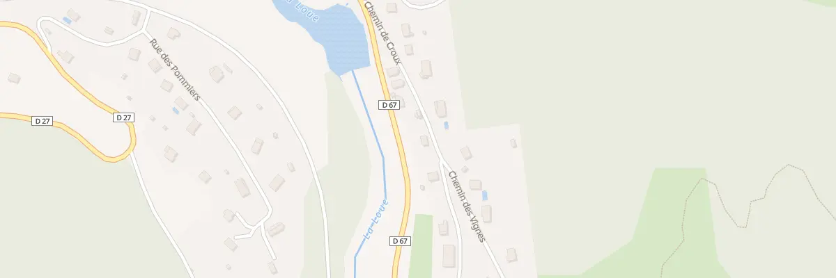 Plan du 6 Chemin de Croux à Vuillafans