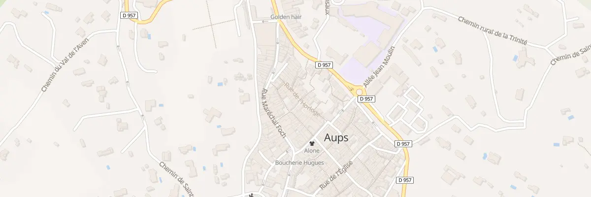 Plan du 5519 Rue de l’Horloge à Aups