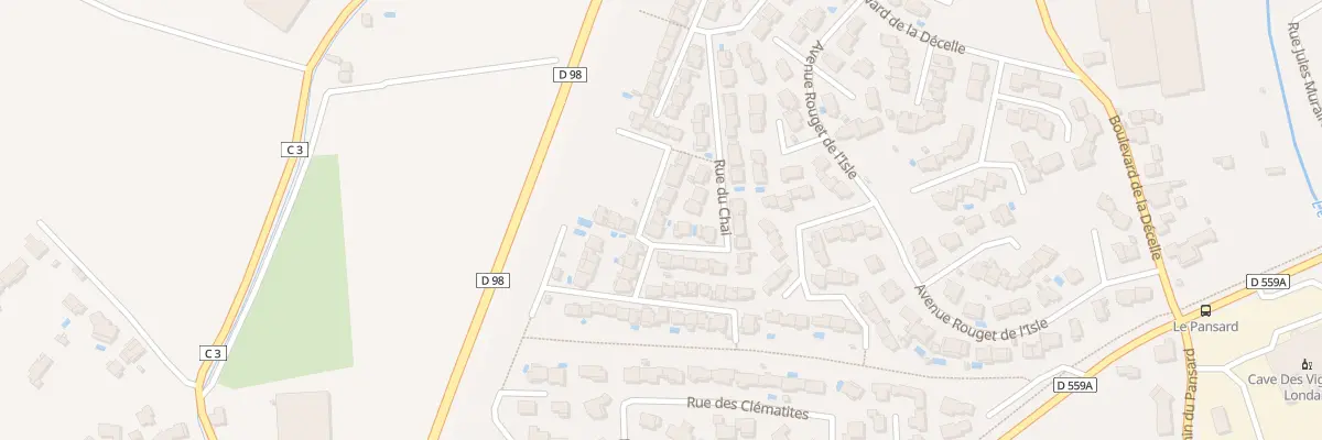Plan du 28 Pl des Sarments à La Londe-les-Maures