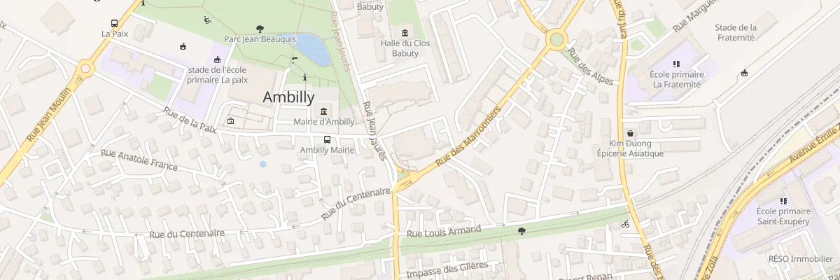 Plan du 41 Rue jean jaurès à Ambilly