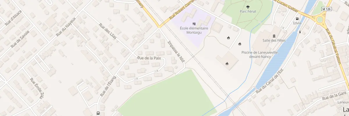 Plan du 9 Rue de la Paix à Laneuveville-devant-Nancy