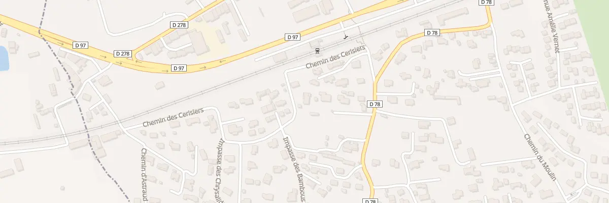 Plan du 257 Che des Cerisiers à Pignans