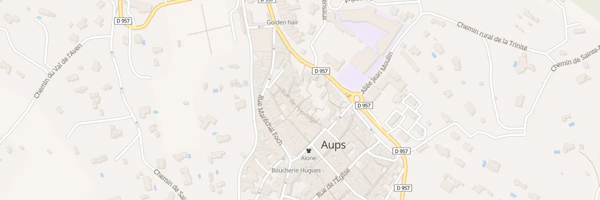 Plan du 5514 Rue de l’Horloge à Aups