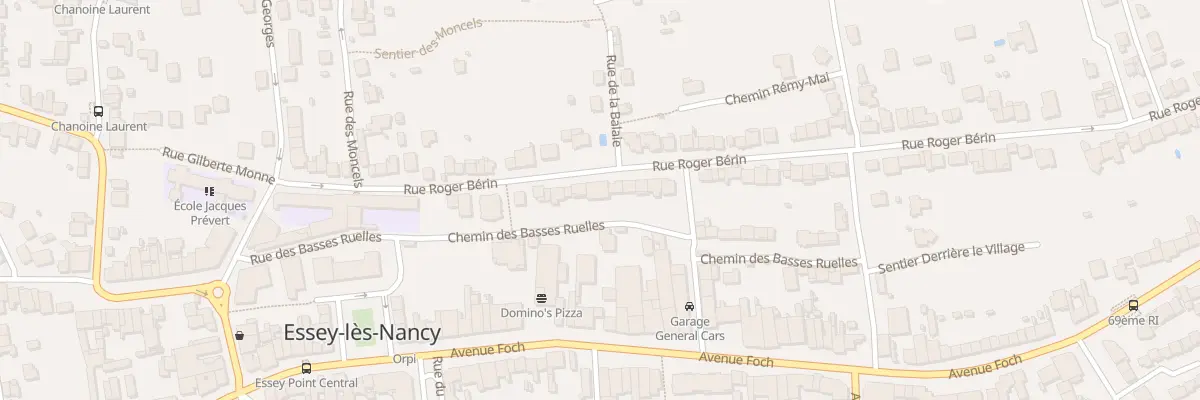 Plan du 26 Rue Roger Bérin à Essey-lès-Nancy