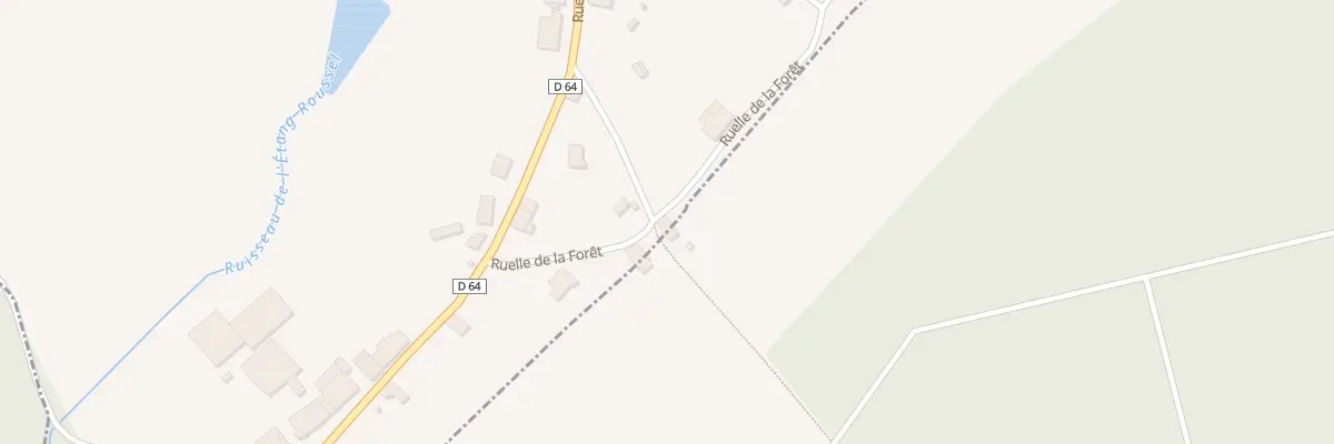 Plan du 1 Rle de la Forêt à Escles