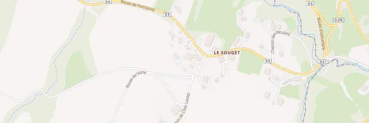 Plan du 30 Rte de Vorsy à Arbusigny