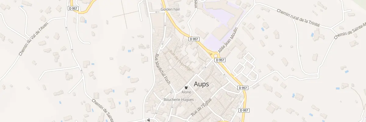 Plan du 8 Rue de l’Horloge à Aups